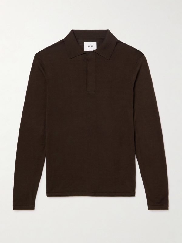 Sammy 60047 Cotton and Silk-Blend Polo Shirt Sammy 60047 Cotton and Silk-Blend Polo Shirt