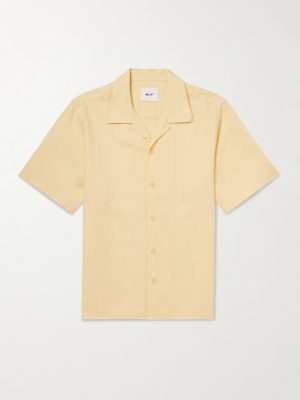 Julio 5708 Camp-Collar Linen Shirt Julio 5708 Camp-Collar Linen Shirt