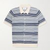 Nolan Striped Organic Cotton Polo Shirt Nolan Striped Organic Cotton Polo Shirt