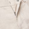 Kay 1454 Straight-Leg Pleated Linen Shorts - CU Kay 1454 Straight-Leg Pleated Linen Shorts - CU