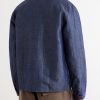 Rob Cotton And Linen-Blend Chambray Shirt - BK Rob Cotton And Linen-Blend Chambray Shirt - BK