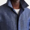 Rob Cotton And Linen-Blend Chambray Shirt - CU Rob Cotton And Linen-Blend Chambray Shirt - CU