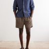 Rob Cotton And Linen-Blend Chambray Shirt - OU Rob Cotton And Linen-Blend Chambray Shirt - OU