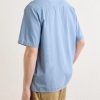 Julio SS 5765 Camp-Collar Cotton Chambray Shirt - BK Julio SS 5765 Camp-Collar Cotton Chambray Shirt - BK