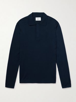Sammy 60047 Cotton and Silk-Blend Polo Shirt Sammy 60047 Cotton and Silk-Blend Polo Shirt