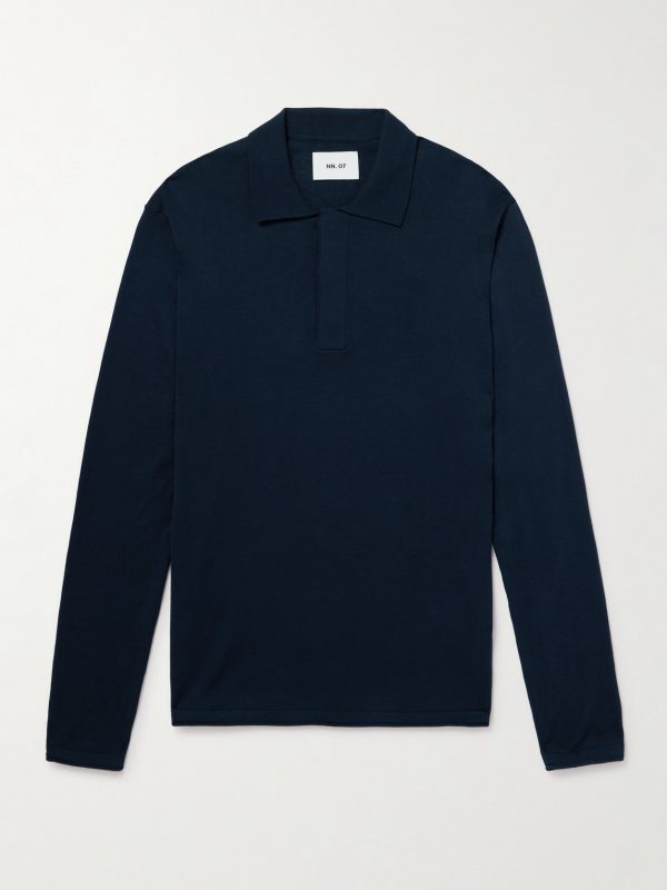 Sammy 60047 Cotton and Silk-Blend Polo Shirt Sammy 60047 Cotton and Silk-Blend Polo Shirt