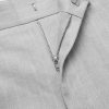 Kay 1455 Straight-Leg Pleated Pinstriped Linen Trousers - E1 Kay 1455 Straight-Leg Pleated Pinstriped Linen Trousers - E1