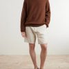 Aden 1454 Straight-Leg Linen Shorts - OU Aden 1454 Straight-Leg Linen Shorts - OU