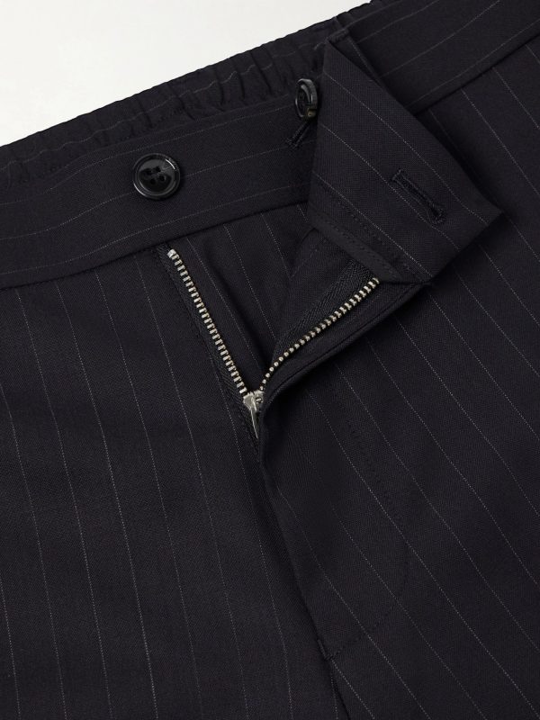 Straight-Leg Wool-Blend Trousers - E1 Straight-Leg Wool-Blend Trousers - E1