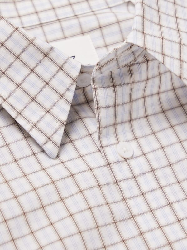 Quinsy 50070 Checked Organic Cotton-Poplin Shirt - CU Quinsy 50070 Checked Organic Cotton-Poplin Shirt - CU