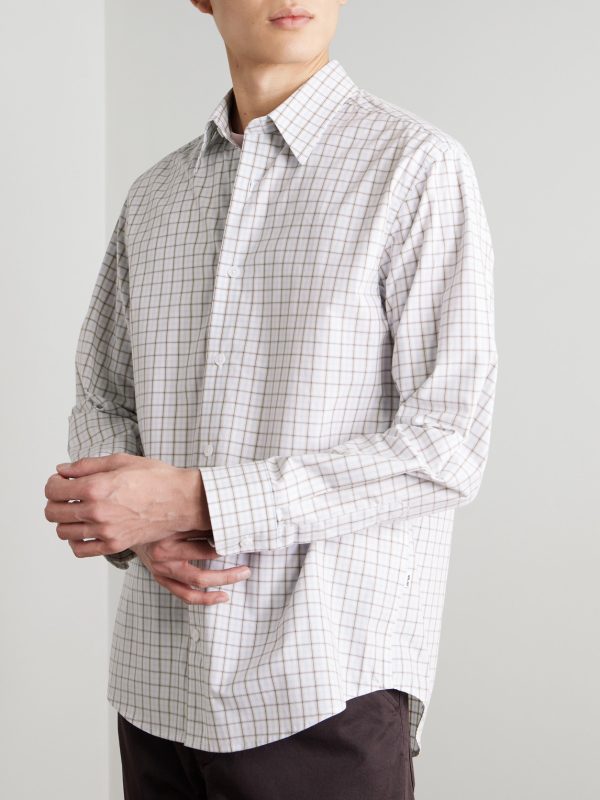 Quinsy 50070 Checked Organic Cotton-Poplin Shirt - FR Quinsy 50070 Checked Organic Cotton-Poplin Shirt - FR