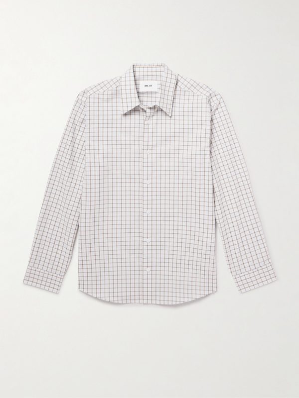 Quinsy 50070 Checked Organic Cotton-Poplin Shirt Quinsy 50070 Checked Organic Cotton-Poplin Shirt
