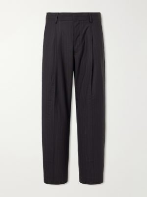 Kay 10037 Straight-Leg Pleated Woven Trousers Kay 10037 Straight-Leg Pleated Woven Trousers