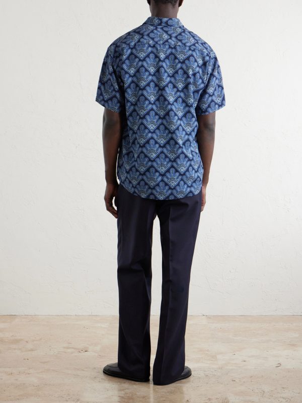 Deon Printed Woven Shirt - BK Deon Printed Woven Shirt - BK