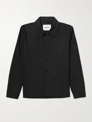 Zander 10037 Pinstriped Recycled Woven Jacket