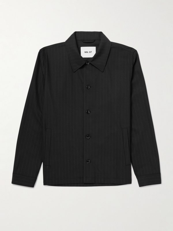 Zander 10037 Pinstriped Recycled Woven Jacket Zander 10037 Pinstriped Recycled Woven Jacket