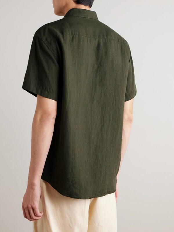 Deon 5708 Linen Shirt - BK Deon 5708 Linen Shirt - BK
