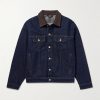 Roy 1882 Corduroy-Trimmed Organic Denim Jacket Roy 1882 Corduroy-Trimmed Organic Denim Jacket