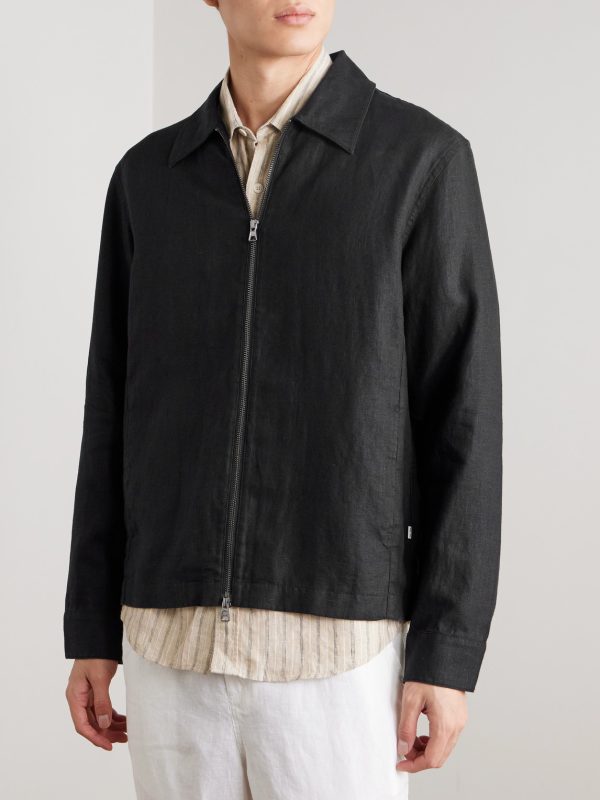 Alban 1454 Linen Blouson Jacket - FR Alban 1454 Linen Blouson Jacket - FR