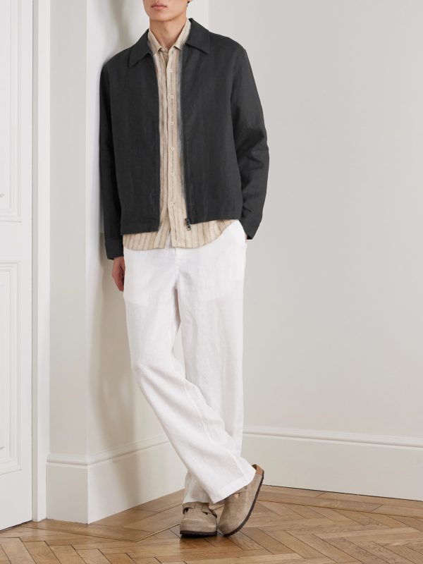 Alban 1454 Linen Blouson Jacket - OU Alban 1454 Linen Blouson Jacket - OU
