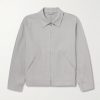 Petrus 1455 Oversized Pinstriped Linen Blouson Jacket Petrus 1455 Oversized Pinstriped Linen Blouson Jacket