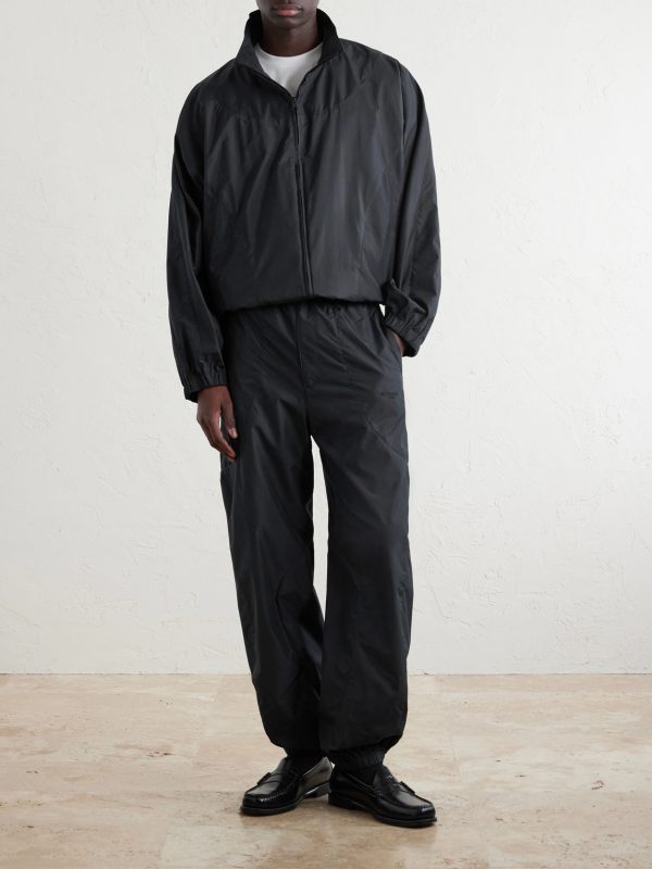 Tapered Cotton-Blend Shell Sweatpants - OU Tapered Cotton-Blend Shell Sweatpants - OU