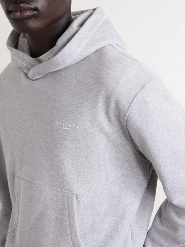 Logo-Embroidered Cotton-Jersey Hoodie - CU Logo-Embroidered Cotton-Jersey Hoodie - CU