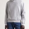 Logo-Embroidered Cotton-Jersey Hoodie - FR Logo-Embroidered Cotton-Jersey Hoodie - FR