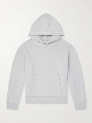 Logo-Embroidered Cotton-Jersey Hoodie Logo-Embroidered Cotton-Jersey Hoodie