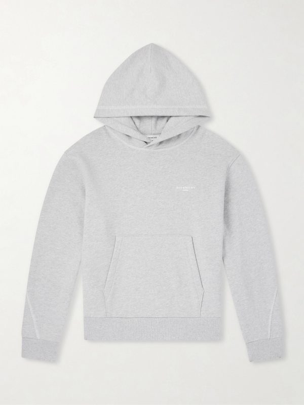 Logo-Embroidered Cotton-Jersey Hoodie Logo-Embroidered Cotton-Jersey Hoodie