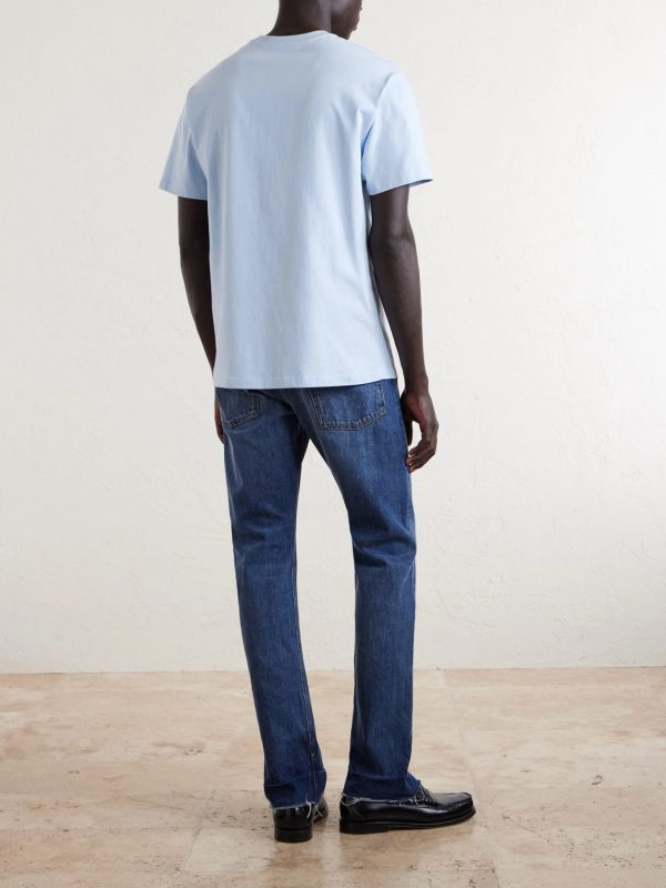 Logo-Appliquéd Cotton-Jersey T-Shirt - BK