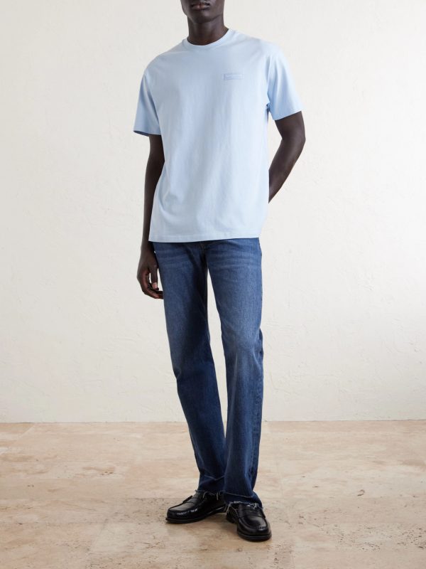 Logo-Appliquéd Cotton-Jersey T-Shirt - OU