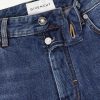 Straight-Leg Fringed Jeans - E1 Straight-Leg Fringed Jeans - E1