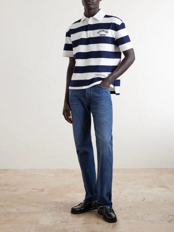 Straight-Leg Fringed Jeans - OU Straight-Leg Fringed Jeans - OU