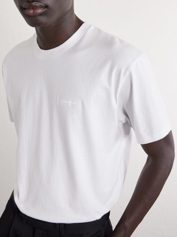 Logo-Appliquéd Cotton-Jersey T-Shirt - CU