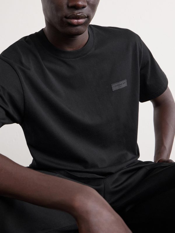 Logo-Appliquéd Cotton-Jersey T-Shirt - CU