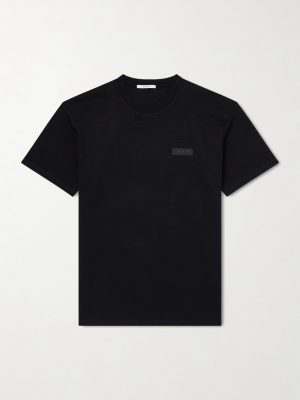 Logo-Appliquéd Cotton-Jersey T-Shirt Logo-Appliquéd Cotton-Jersey T-Shirt