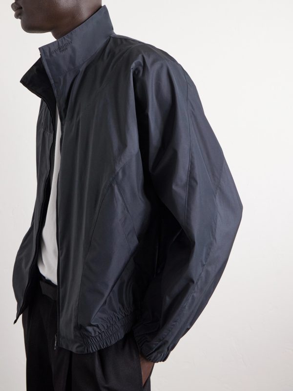 Cotton-Blend Shell Blouson Jacket - CU Cotton-Blend Shell Blouson Jacket - CU