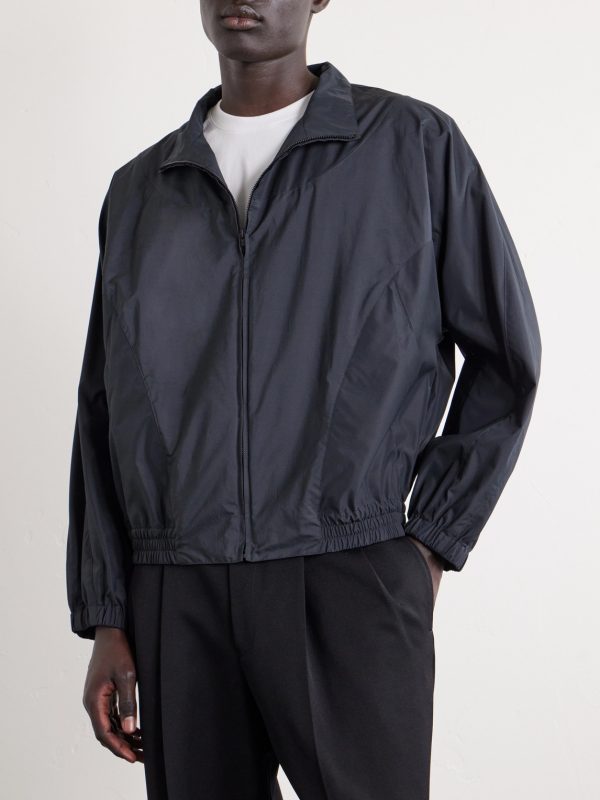 Cotton-Blend Shell Blouson Jacket - FR Cotton-Blend Shell Blouson Jacket - FR