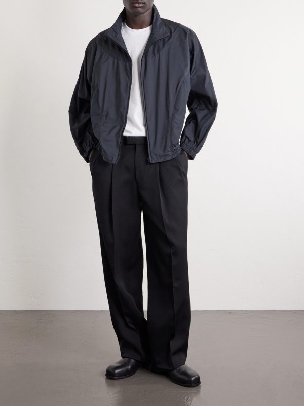 Cotton-Blend Shell Blouson Jacket - OU Cotton-Blend Shell Blouson Jacket - OU