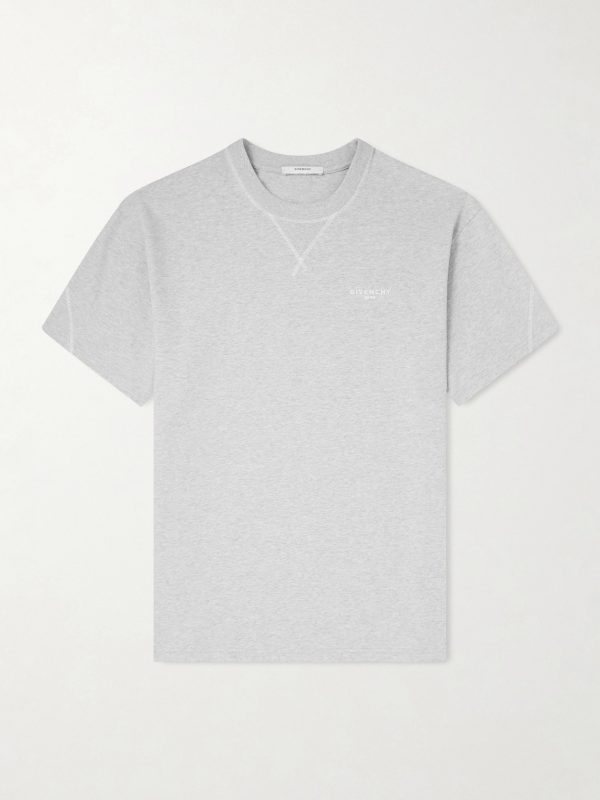 Logo-Embroidered Cotton-Jersey T-Shirt Logo-Embroidered Cotton-Jersey T-Shirt