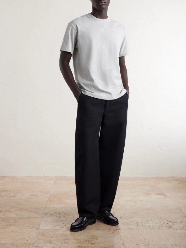 Logo-Embroidered Cotton-Jersey T-Shirt - OU Logo-Embroidered Cotton-Jersey T-Shirt - OU