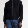 Cotton-Blend Zip-Up Sweatshirt - FR
