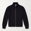 Cotton-Blend Zip-Up Sweatshirt