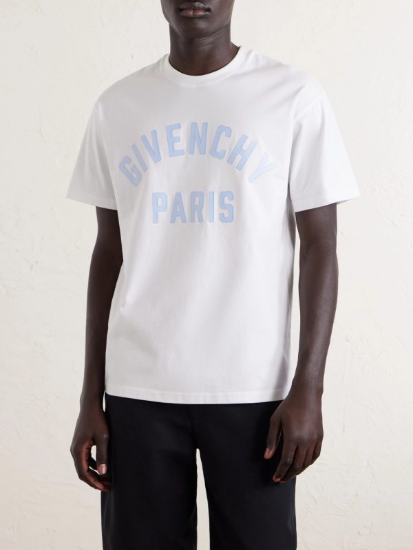 Logo-Embroidered Cotton-Jersey T-Shirt - FR Logo-Embroidered Cotton-Jersey T-Shirt - FR
