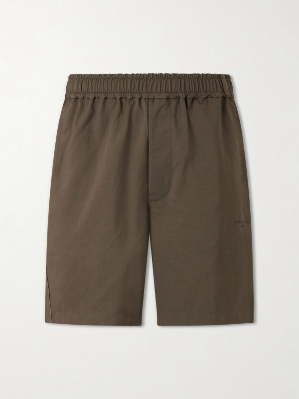 Straight-Leg Shell Shorts