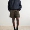 Straight-Leg Shell Shorts - OU