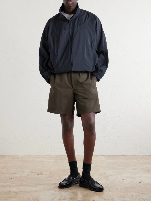 Straight-Leg Shell Shorts - OU