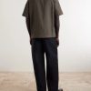 Recycled Woven Zip-Up Shirt - BK