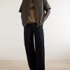 Recycled Woven Zip-Up Shirt - OU